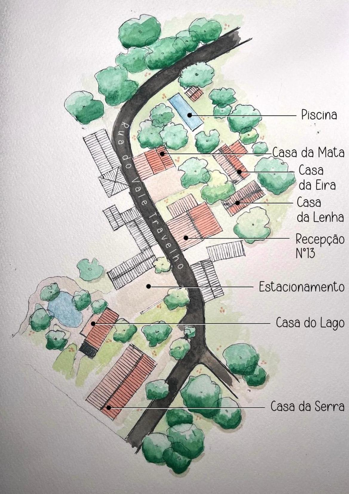 Casa Oliva - Casa Da Serra Porto de Mós エクステリア 写真